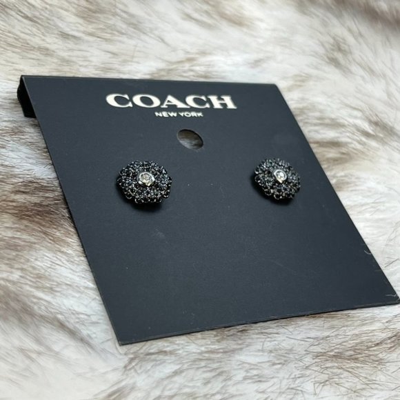 Coach Sparkling Daisy Stud Earrings - Picture 2 of 7
